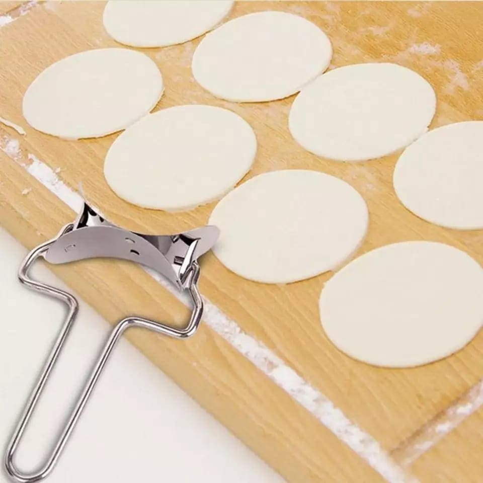 Dumpling Mold, Stainless Steel Dumpling Skin Cutter, Stainless Steel Dumpling Wraper, Dough Circle Roller Machine, Press Mold Kitchen Accessories Dumpling Mold, Stainless Steel Dumpling Skin Cutter, Stainless Steel Dumpling Wraper, Dough Circle Roller Machine, Press Mold Kitchen Accessories